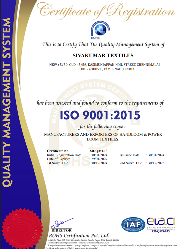 ISO 9001 Certificate